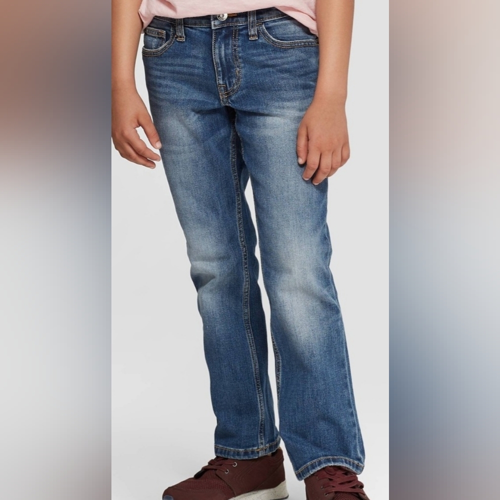 Boys Blue Jeans Adjustable Waist C171